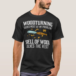 Camiseta Woodvirando Lançando Ferramentas Projeto Woodturn