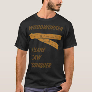 Camiseta Woodworker Funny rosquinha party construção de ani