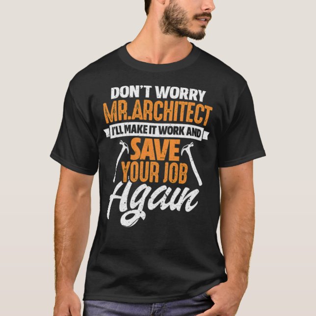 Camiseta Woodworking Não Se Preocupe Sr. (Frente)