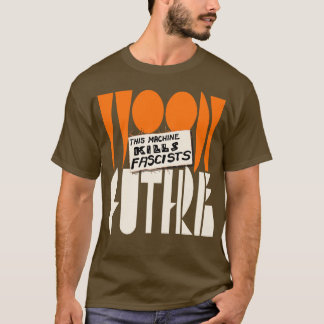 Camiseta Woody Guthrie Esta Máquina Matares Fascistas Tipo