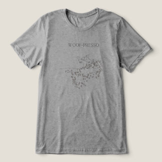 Camiseta Woof-presso Amante de Cachorros