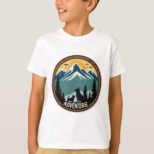 Camiseta Woof & Wander - Crachá de Cachorro de Aventura Rús