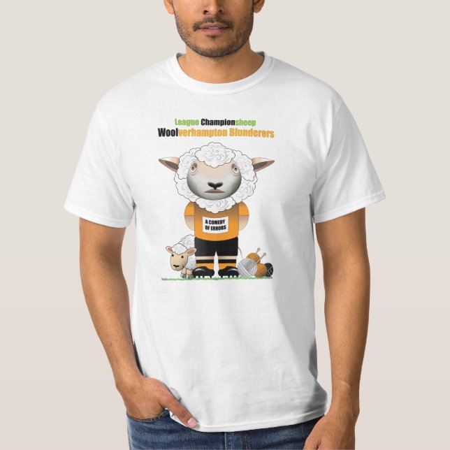Camiseta Woolverhampton Blunderers Engraçado T-shirt de fut (Frente)