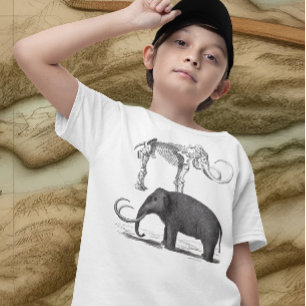 Camiseta Wooly Mammoth Elefante Pré-Histórico