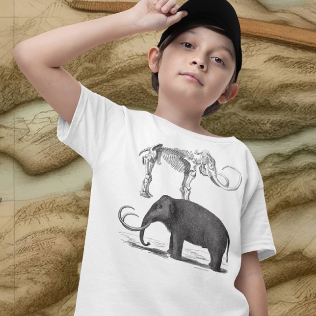 Camiseta Wooly Mammoth Elefante Pré-Histórico (Criador carregado)