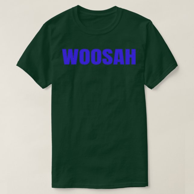 Camiseta Woosah Calm Zen Yoga Exalar Gear (Frente do Design)