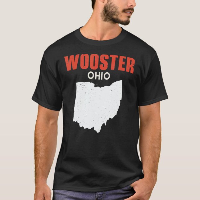 Camiseta WOOSTER Ohio USA State America Travel Ohioan (Frente)