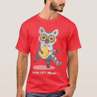 Camiseta Word Off Music On Music Lover presente