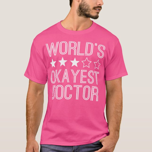 Camiseta Words Okayest Doutor Engraçado Doutor (Frente)