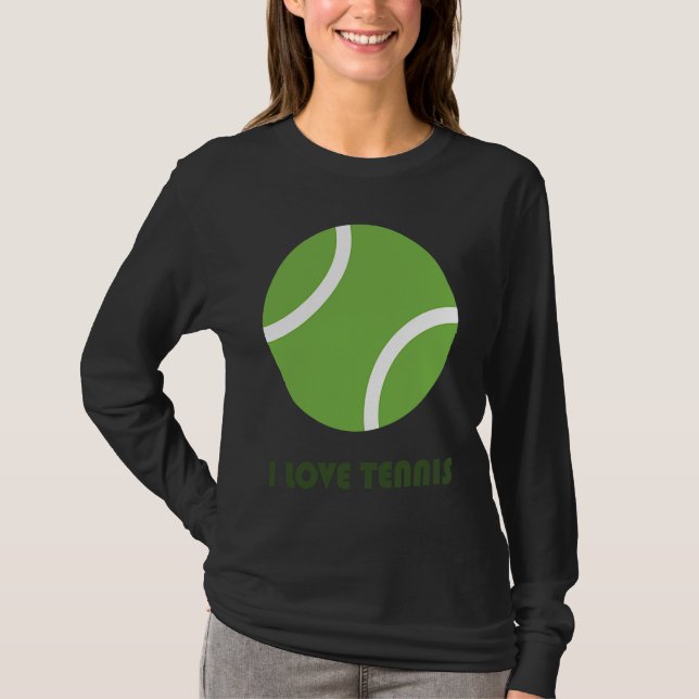 Camiseta Work and life balance My Favourite hobby Tennis (Frente)