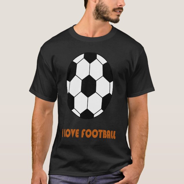Camiseta Work and life balance My Favourite sports Football (Frente)