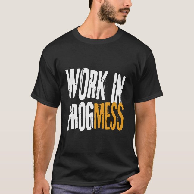 Camiseta Work In Progmess S Grungy Workers (Frente)