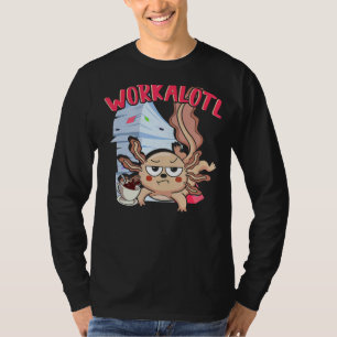 Camiseta Workalotl Revista Axolotl Coffee Sweet Office Axol