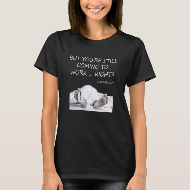 Camiseta Worked to Death Office Worker Employee HR Funny Ma (Frente)