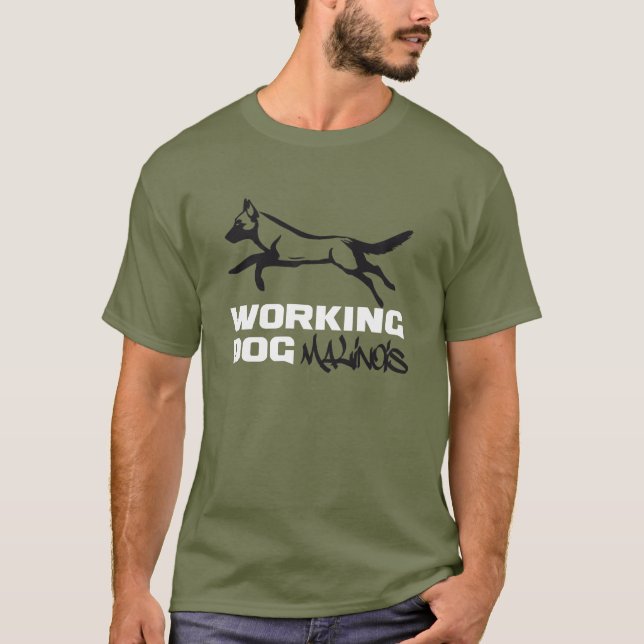 CAMISETA WORKING DOG K9 PB MALINOIS (Frente)