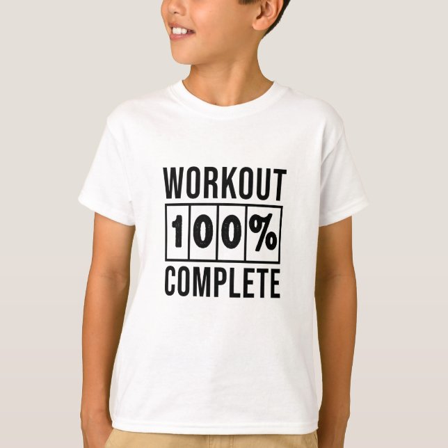Camiseta Workout 100% completo-exercícios-ginástica-malhaçã (Frente)