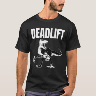 Camiseta Workout de Gym com Deadelevador do Dinossauro do R