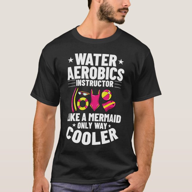Camiseta Workout de Malhação Aquática Águas Aeróbica (Frente)