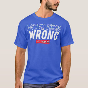 Camiseta Workout De Motivação De Gym Prove A Eles Uma Malha