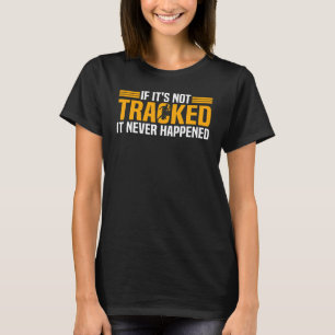 Camiseta Workout em execução se não for rastreado nunca aco