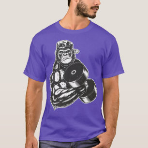 Camiseta Workout Pesando Gorilla Gift Premium