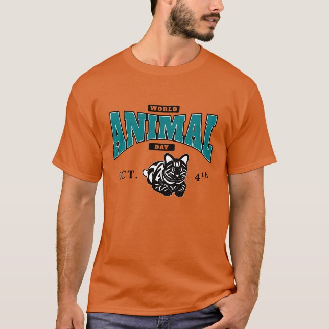 Camiseta World Animal Day October 4th boy (Frente)