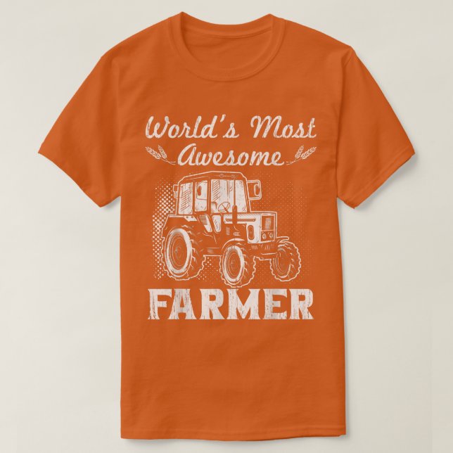 Camiseta World best farmer  (Frente do Design)