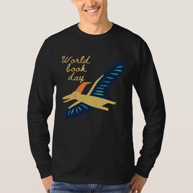 Camiseta World Book Day Flying Dinosaur (Frente)