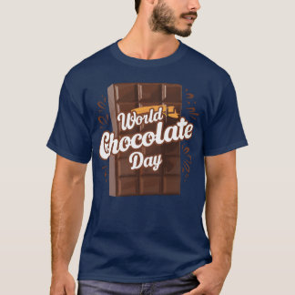 Camiseta world chocolate day friends