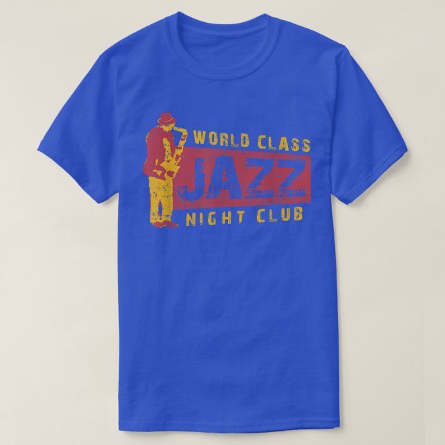 Camiseta World Class Jazz Night Club (Frente do Design)