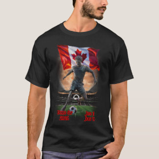 Camiseta World Cup 2026 in Canada on a Black
