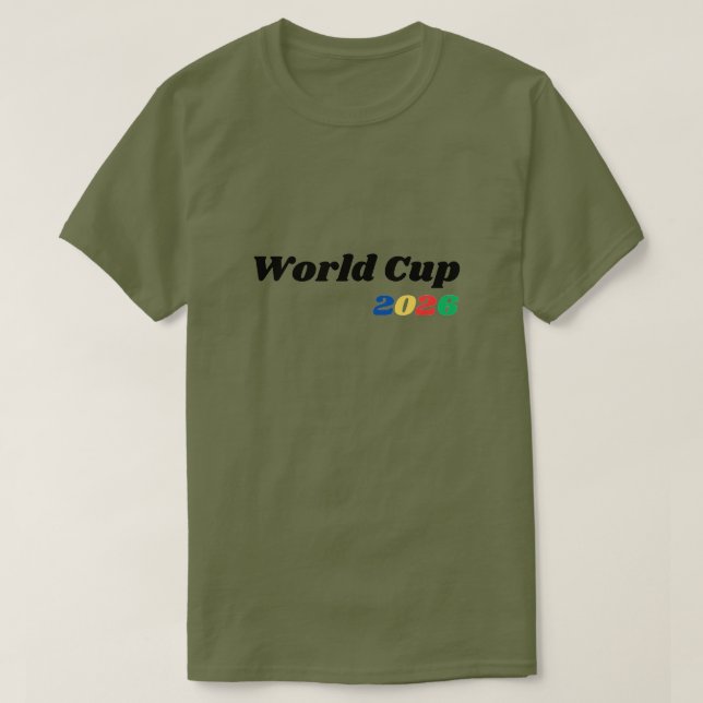 Camiseta World Cup 2026 Soccer Football Fan Tee (Frente do Design)