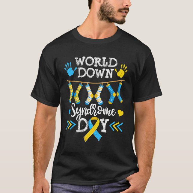Camiseta World Down Syndrome Awareness Day Shirt, Kids Boy  (Frente)