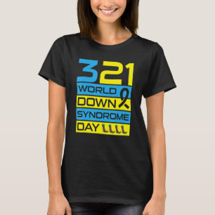Camiseta World Down Syndrome Awarness Day Meias Love Famili