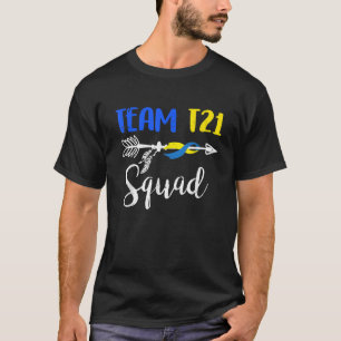 Camiseta World Down Syndrome Awarness Team T21 Squ