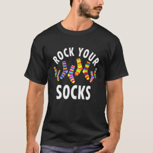 Camiseta World Down Syndrome Day T Rock Your Meias Awarene