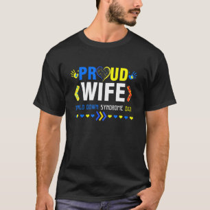 Camiseta World Down Syndrome Day Wife Conhecimento da Mulhe