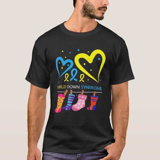Camiseta World Down Syndrome WDSD 21 de março Dia (Frente)