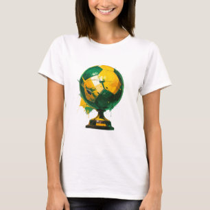 Camiseta World Globe Trophy Champion Unisex T-Shirt Cool Gi