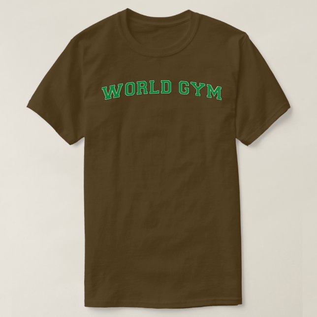 Camiseta World Gym 6 (Frente do Design)