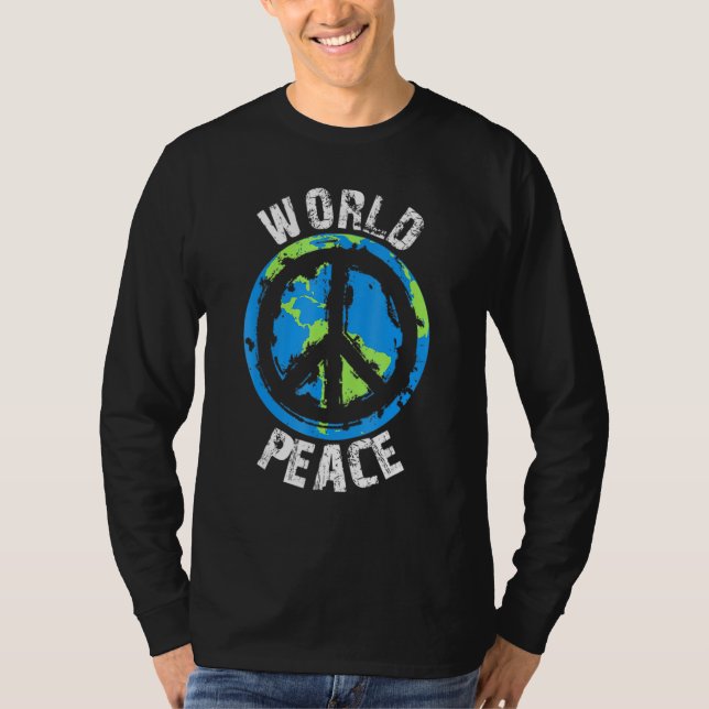 Camiseta World Peace On Earth Love and Kindness (Frente)