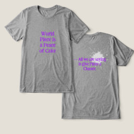 Camiseta World Piece / Give Piece
