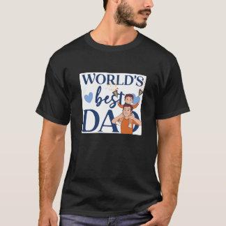 Camiseta World’s Best Dad – Father and Son Cute Family Desi