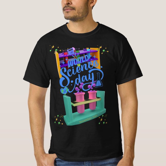 Camiseta World Science Day for Peace and Development T-Shir (Frente)