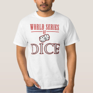 Camiseta World series dos dados