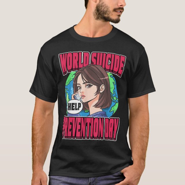 Camiseta World Suicide Prevention Day Awareness September 1 (Frente)