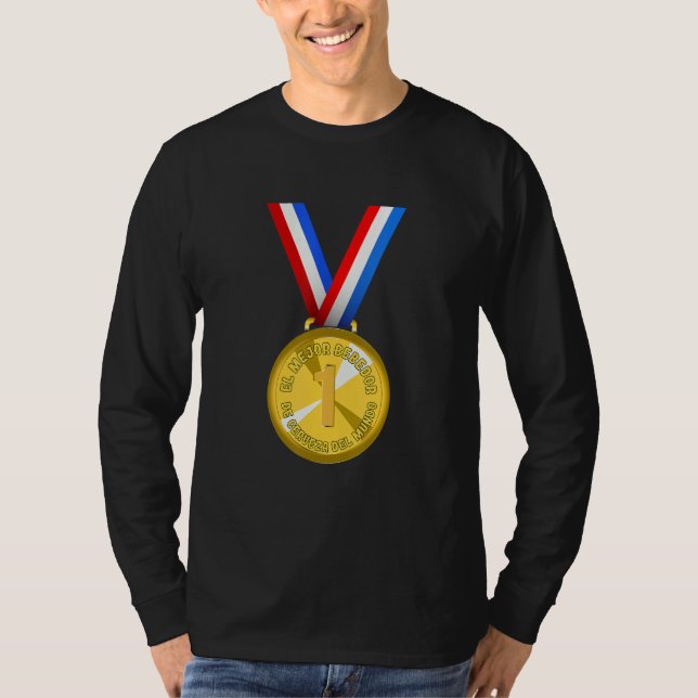 Camiseta World's Best Beer Drinker Award Medal (Frente)