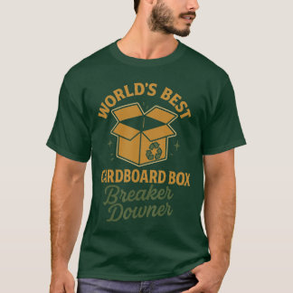 Camiseta Worlds Best Cardboard Box Breaker Downer Funny Eco