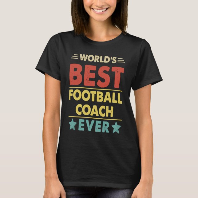 Camiseta World's Best Football Coach Ever  1 (Frente)