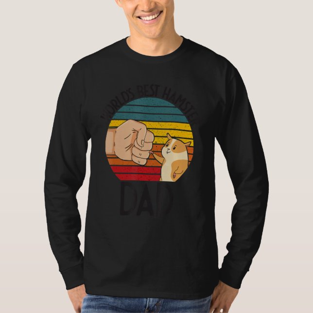 Camiseta World's Best Hamster Dad Costume For Animal Lovers (Frente)
